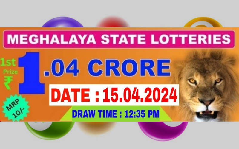 MEGHALAYA STATE LOTTERY RESULT TODAY